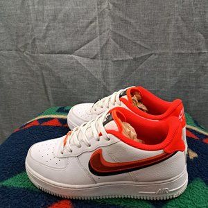 Nike Kids White and Red Sneakers